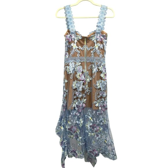 Bronx and Banco Eva Midi Lace Embroidered Dress Small NWT - Picture 8 of 9